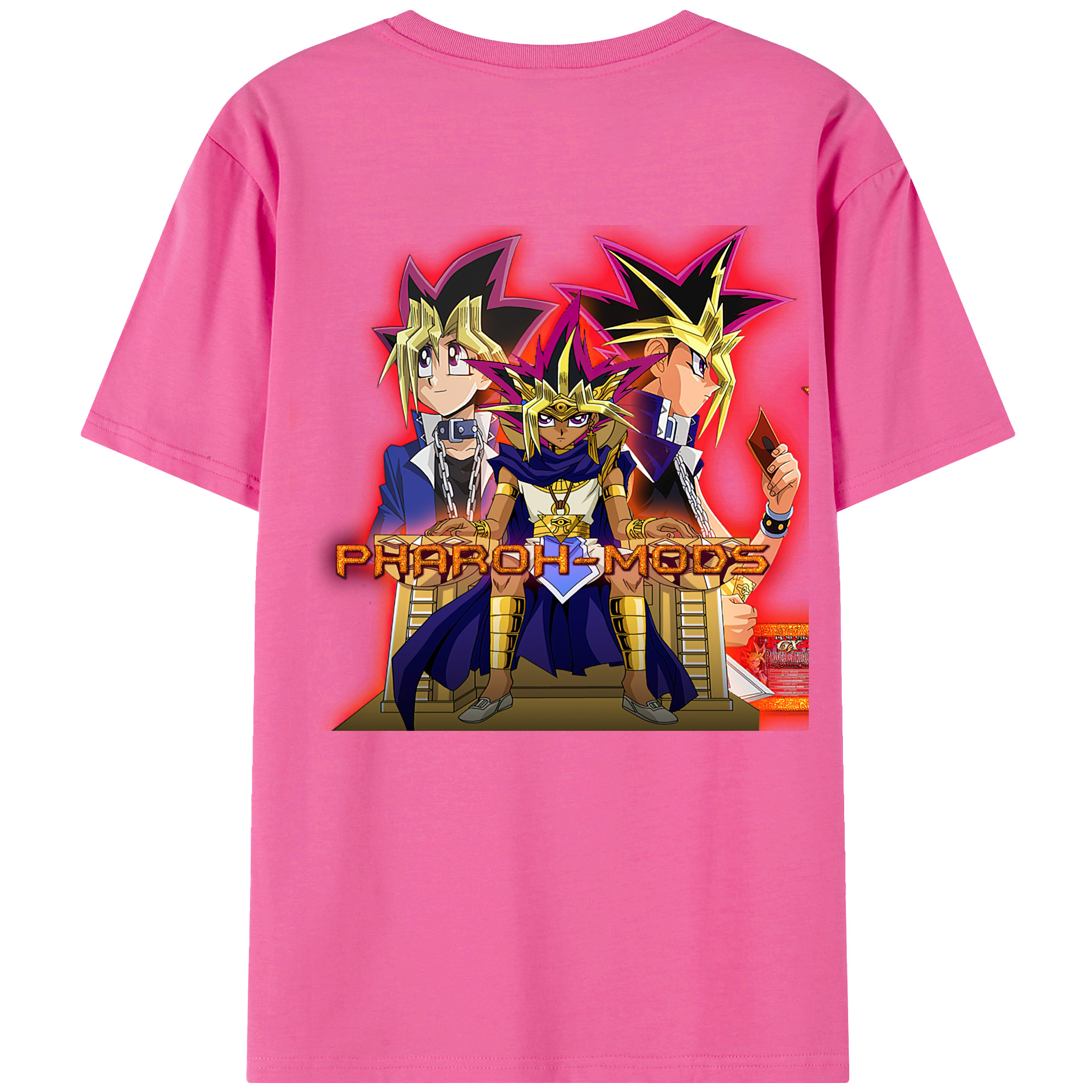 遊☆戯☆王 Yu-Gi-Oh! レディース半袖Tシャツ(バックプリント)